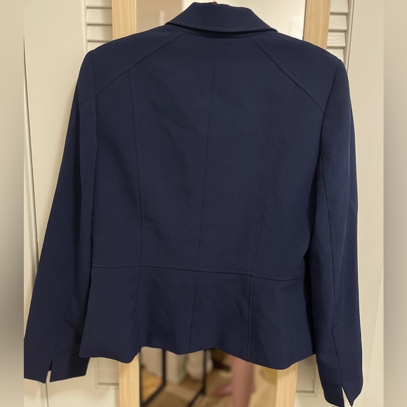 Kasper Blazer Navy Blue Size 10 - Picture 3 of 4